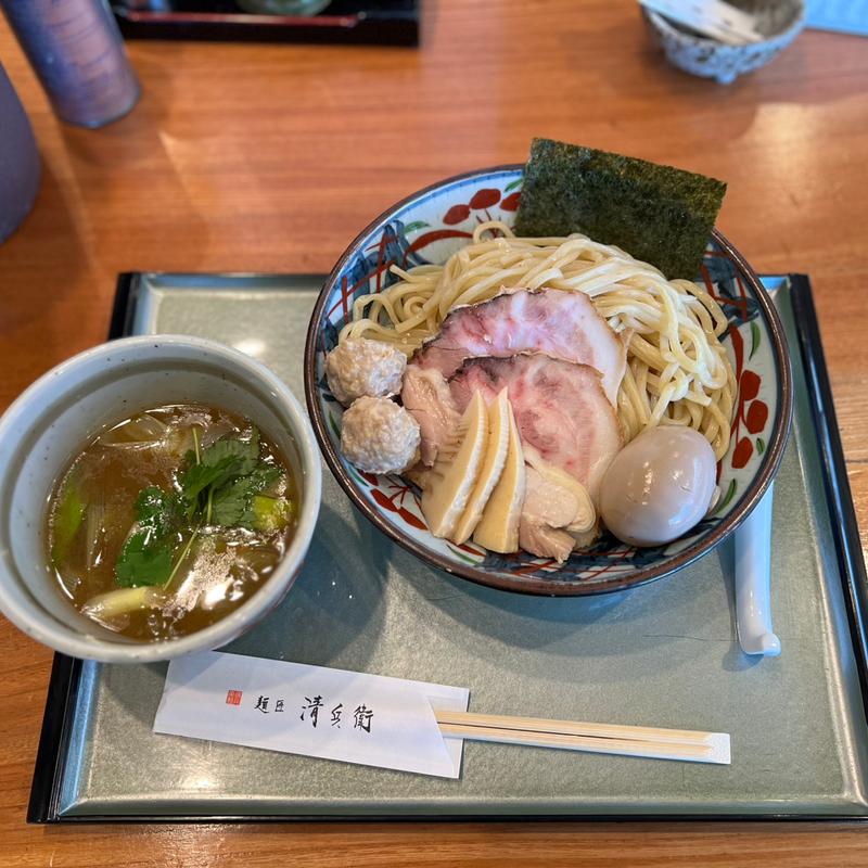 特製鶏つけそば(麺匠 清兵衛 下赤坂店)
