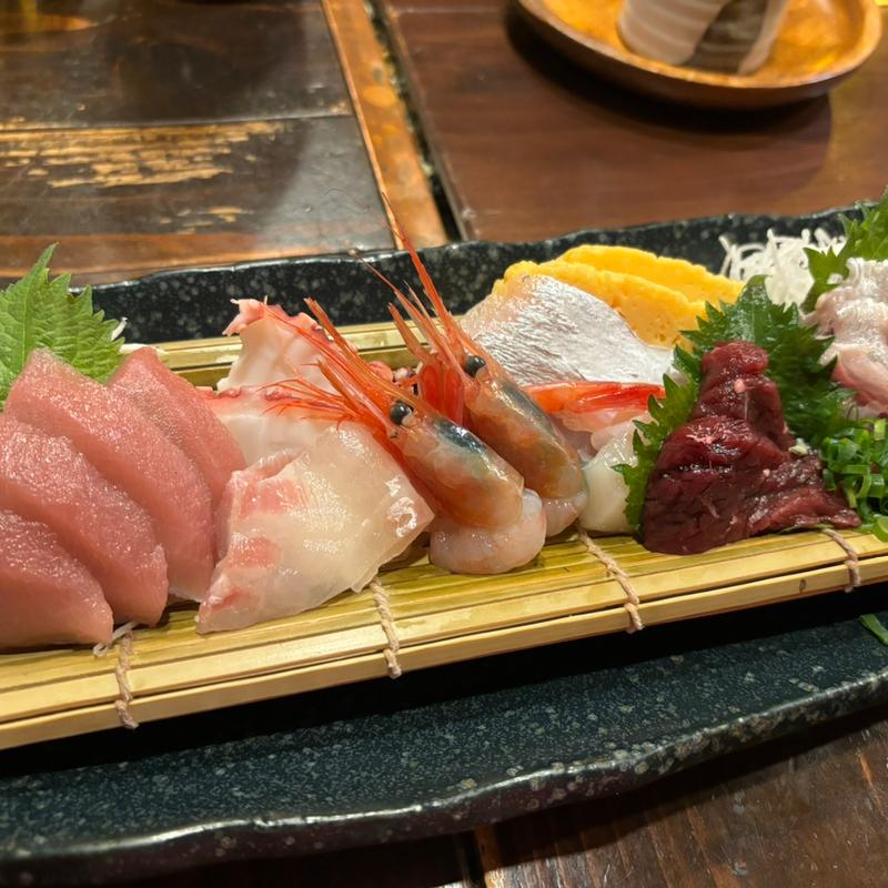 刺身の盛り合わせ(地酒処 田舎家いろり)