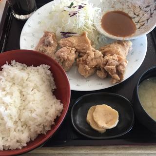 美唄米粉味噌ザンギ定食(レストラン 藤観光)