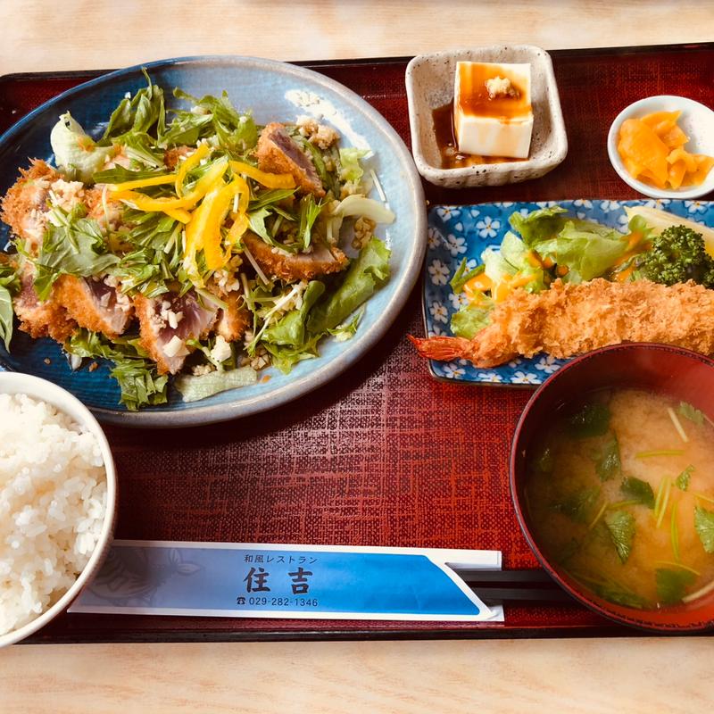 かつをのレアフライ定食(住吉 )