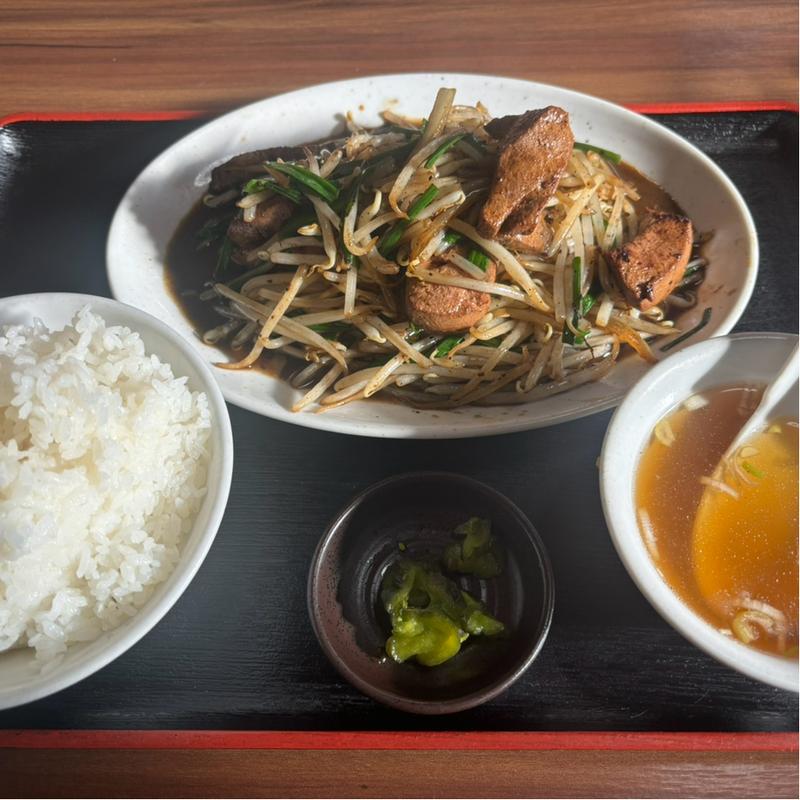 ニラレバ定食(中華食堂 南東風)
