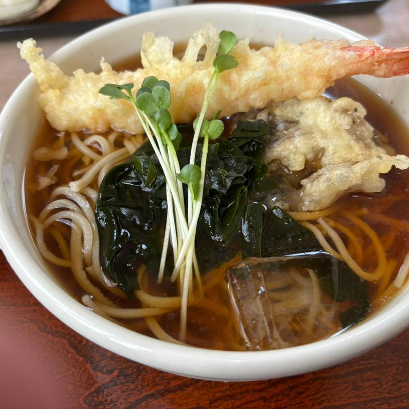 冷やし天ぷらそば(椿寿庵　 )