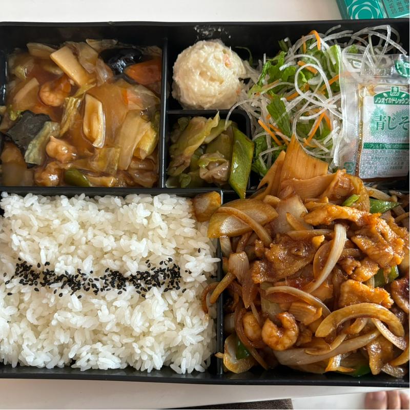 野菜炒め弁当(中華料理 桜園（オウエン）)