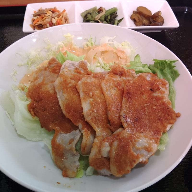 横綱焼き豚定食(レストラン わいわい )