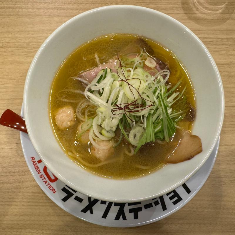 蟹だし濁り塩らーめん(ラーメンステーション北野田)