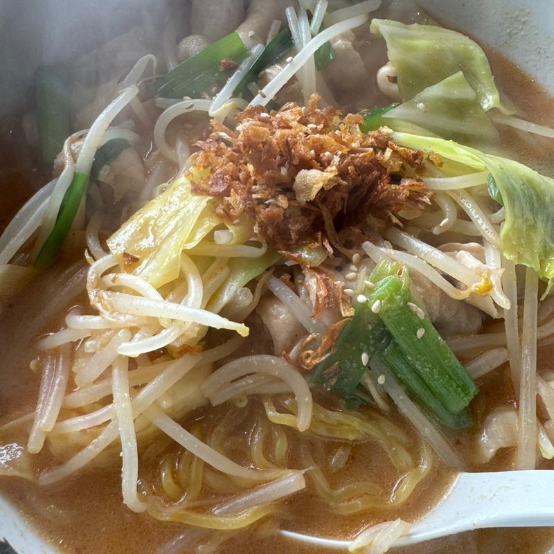 モツ辛味噌ラーメン(ラーメンロッキー 新得狩勝店)