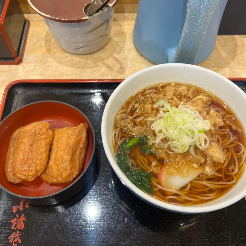 たぬきそば　いなり(小諸そば 芝店)