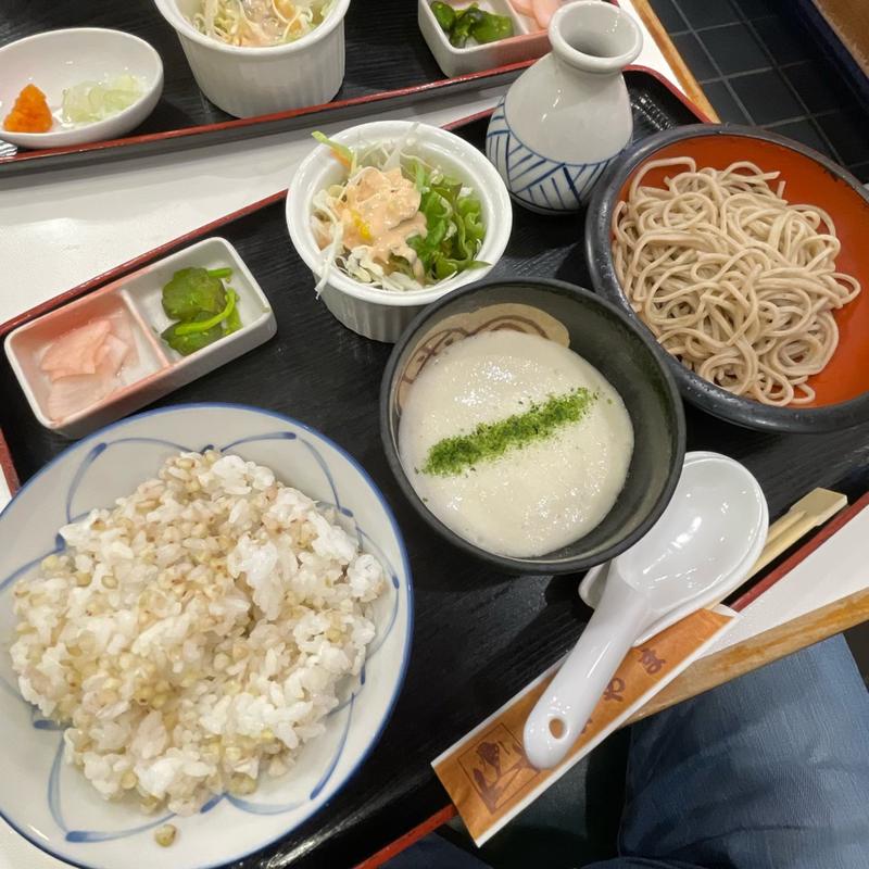 そばとろ飯(手打ちそば 深山（みやま）)