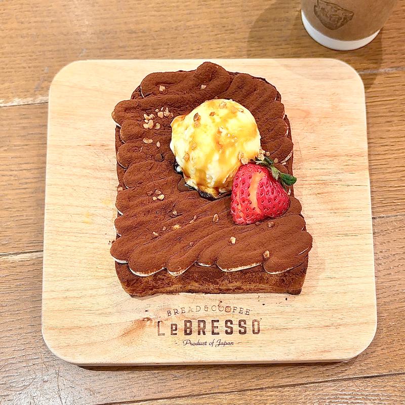 ちょっぴり大人のティラミストースト(レブレッソ(LeBRESSO)　グランフロント大阪店)