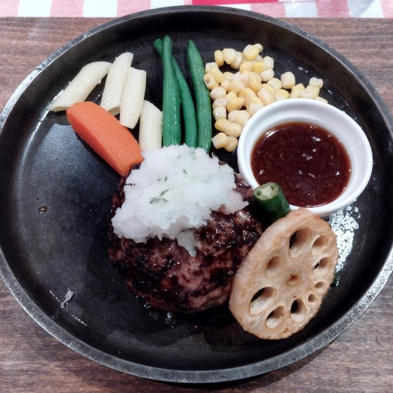 HAMBURG STEAK(和風おろしポン酢) 200g(KURAUZO ハンバーグ&ステーキ食堂)