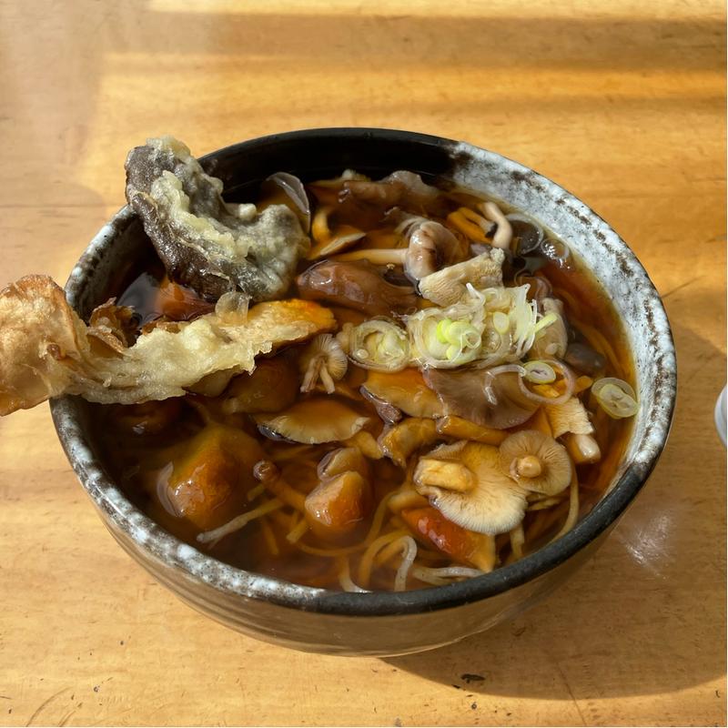 きのこ蕎麦(そば処 平石亭 （ひらいしてい）)