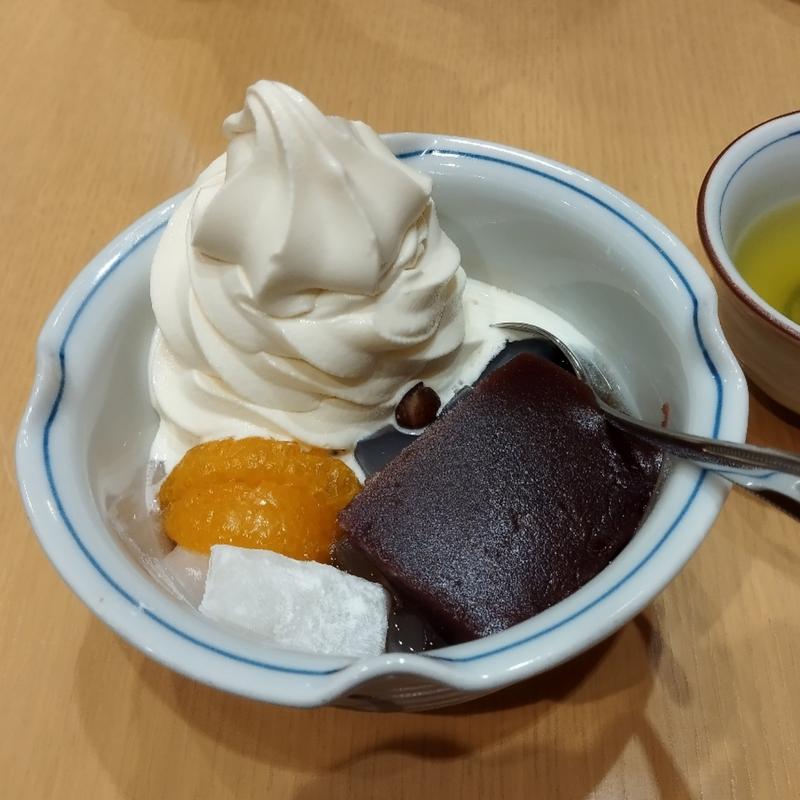 クリームあんみつ(あんみつ みはし 松坂屋上野店)