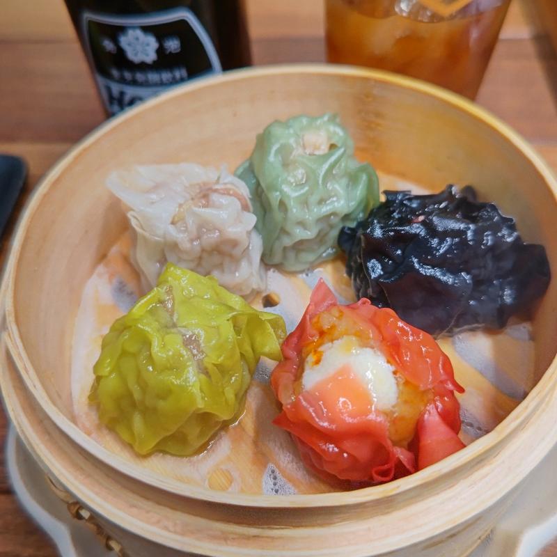 シユマイ5点盛り(焼売スタンド きんぎょ)