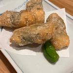 ささみの竜田揚げ(梅しそ)(細打うどん 竹や 浅草橋店)