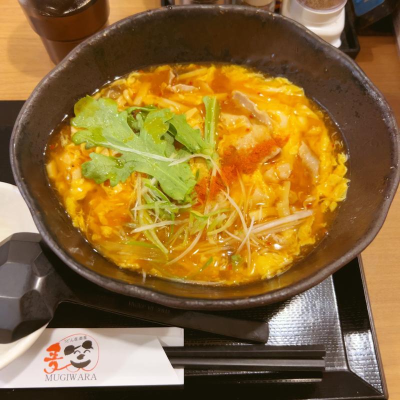 和風酸辣湯うどん(うどん居酒屋 麦笑)