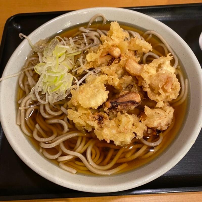 げそ天そば(かのや 新宿西口店 )