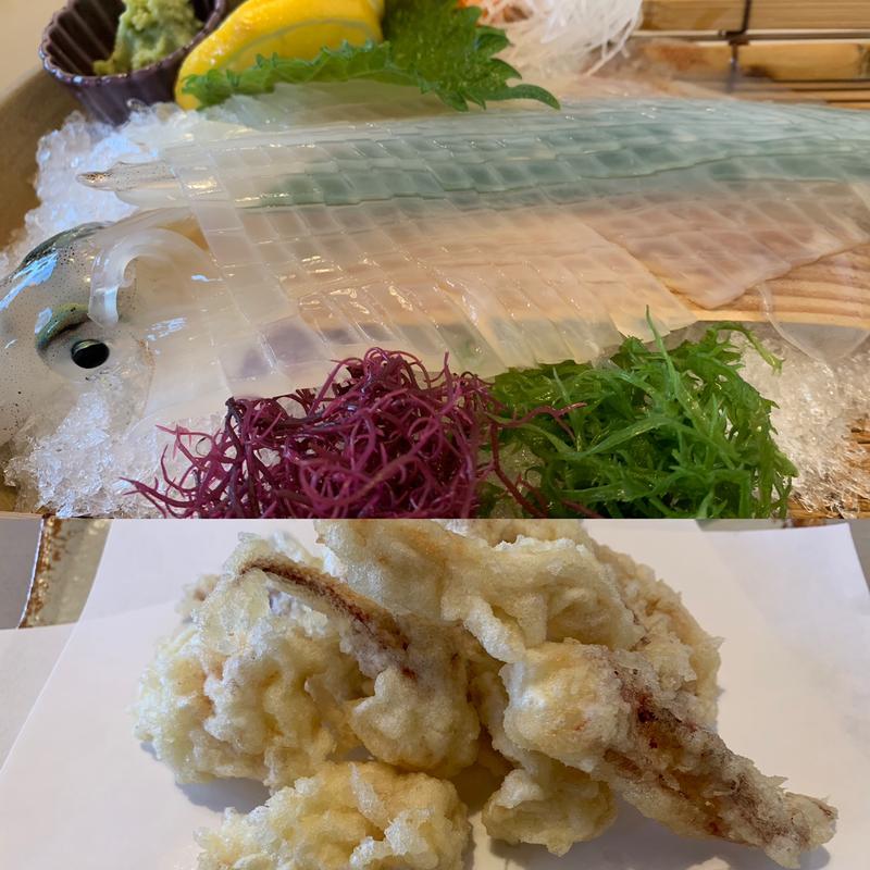 いか活き造り御膳(玄洋 （げんよう）)