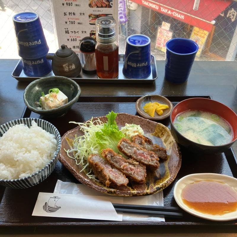 ビフカツ定食(晩酌セット専門店セットさん)