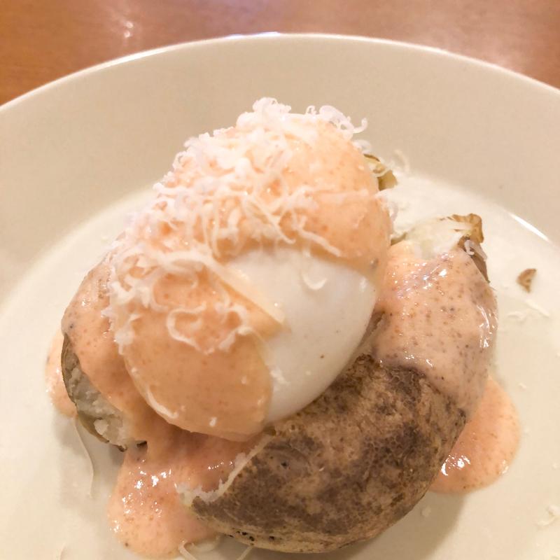 ランチ 半熟たまごとまるごとポテトのタラモサラダ(ココス 足立保木間店)