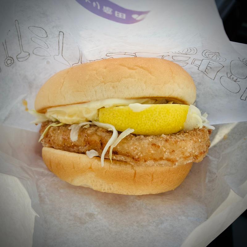 和風旨（うま）だれのとり竜田バーガー　～くし切りレモン添え～(モスバーガー 柳川店 )