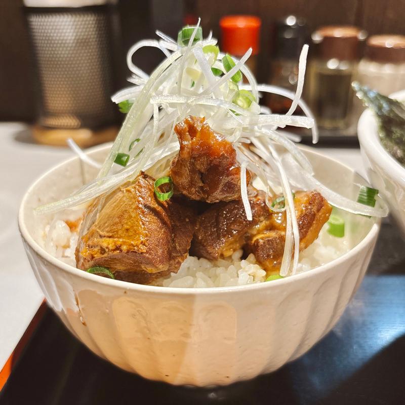 角煮丼(煎り酒と麺 しもきはら)