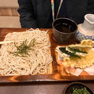 海老天ぷら定食(ときわそば 名谷パティオ店)