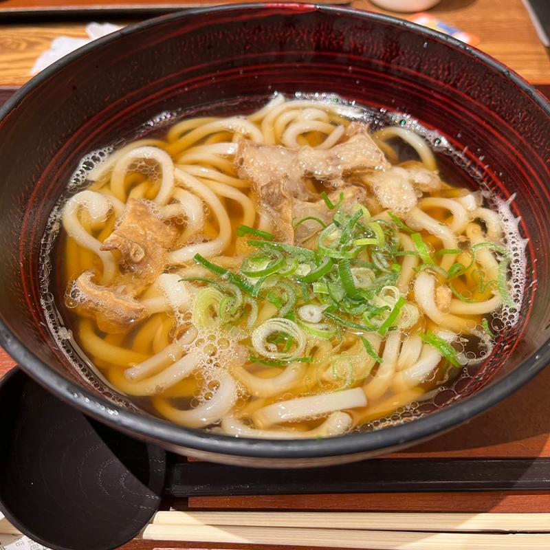 かすうどん(しのぶ庵 ユニバーサル・シティウォーク店 （しなの麺工房）)