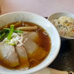 チャーシューメンとチャーハンのセット(江南春)