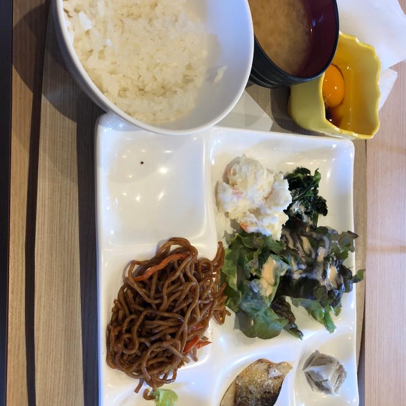 朝食(富士山の頂きます)