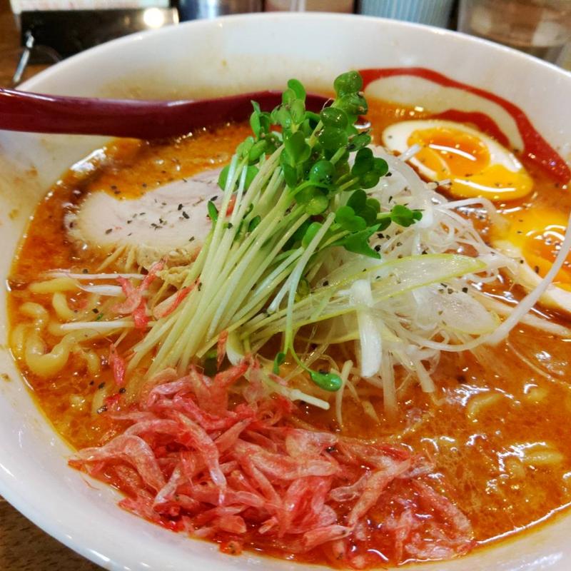 濃厚海老味噌ラーメン(麺や 天鳳 （てんほう）)