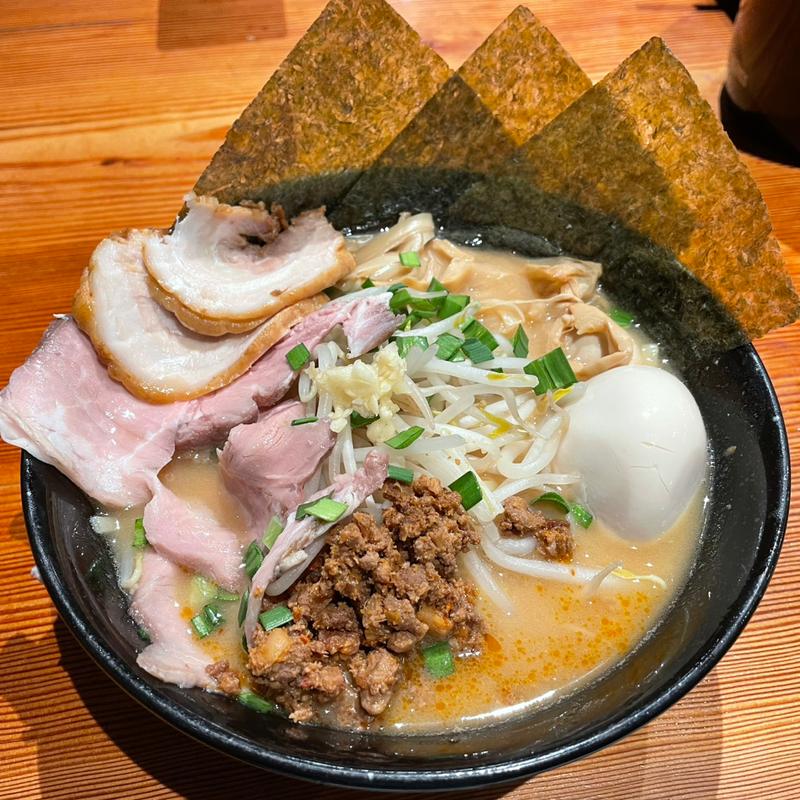 濃厚みそらーめん(志奈そば田なかいすみ店)