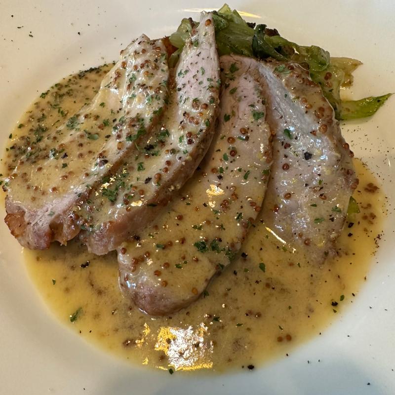 豚ヒレ肉のマスタードソース(巴里食堂 大手町店 （パリショクドウ）)