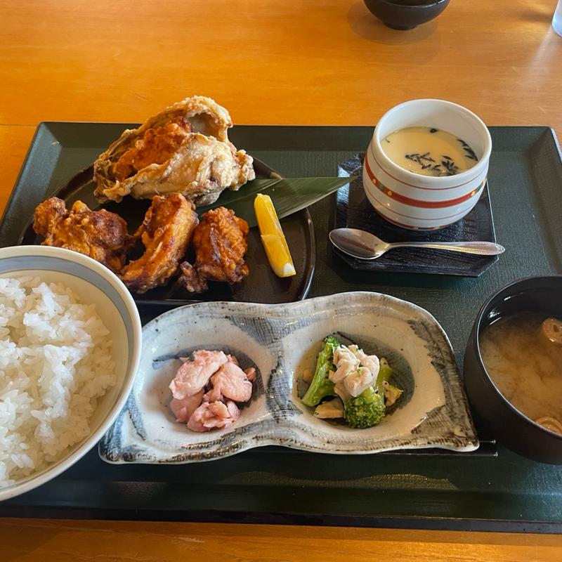 鷄唐揚げ定食(ぼっけもん )