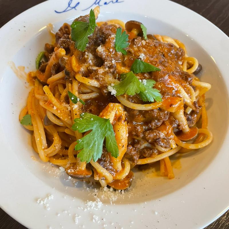 屋久鹿肉のミートソースパスタ(イルマーレ )