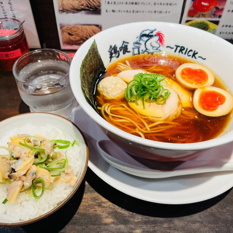 味玉鶏の醤油らー麺(鶏喰 （～TRICK～）)