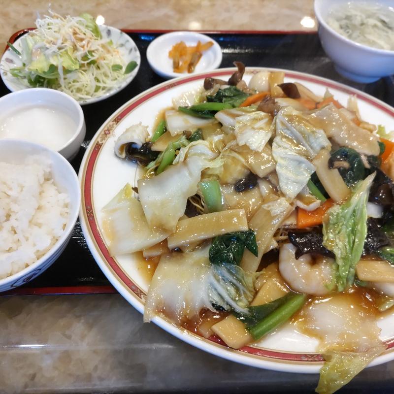 五目カタ焼きそば(新晨美食坊)