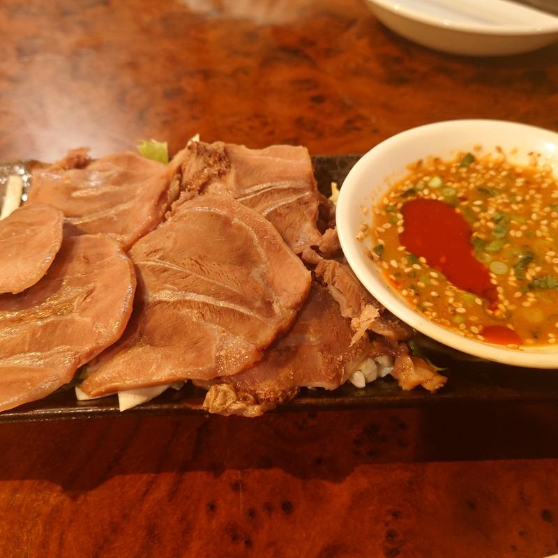 味付け牛肉(四川料理 華美 京橋)