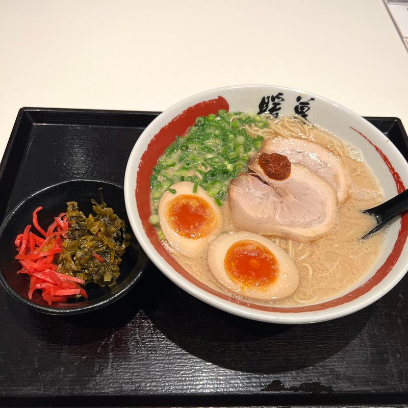 半熟煮玉子ラーメン(ラーメン暖暮 マークイズみなとみらい店)
