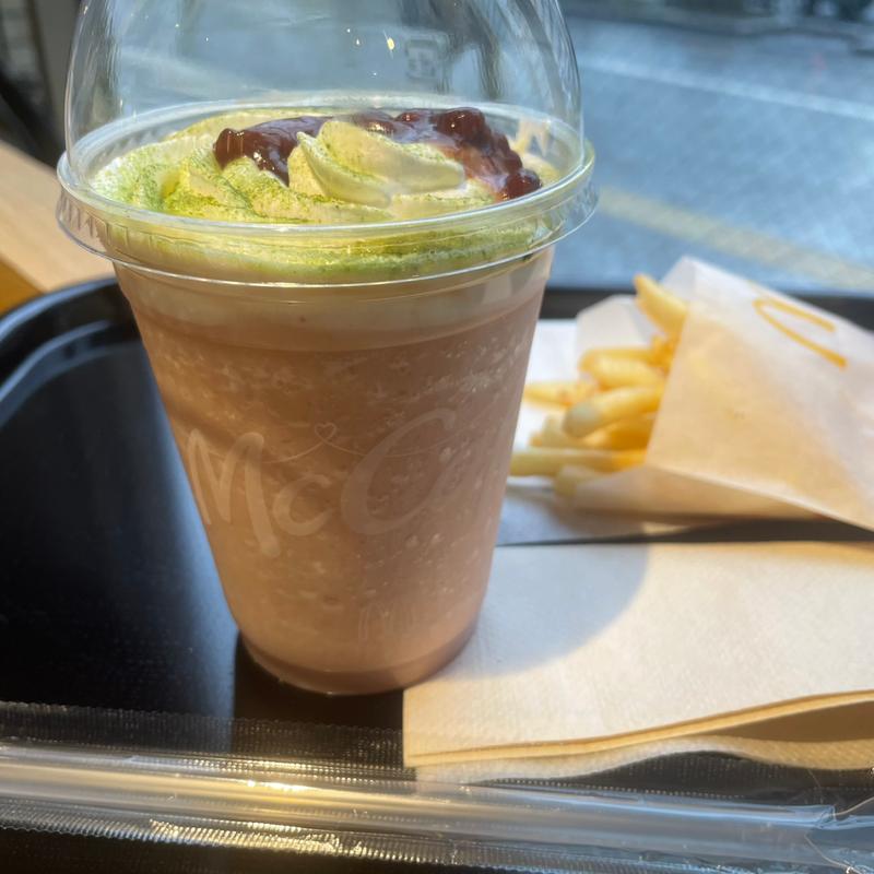 あずきミルクフラッペ(マクドナルド　広瀬通駅前店)