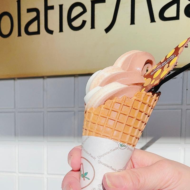 ソフトクリーム　ミックス(ショコラティエ マサール 本店)