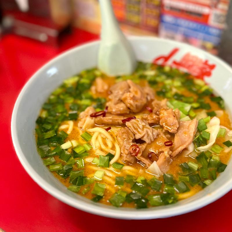 もつ味噌ラーメン(ラーメン山岡家 南2条店)