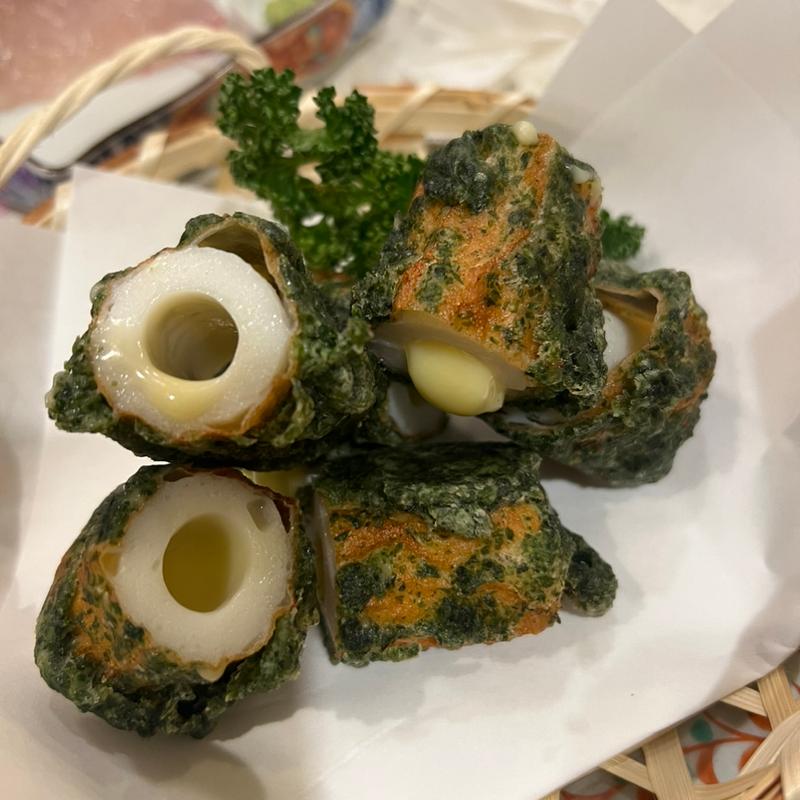 チーズちくわの磯辺揚げ(とりさだ)