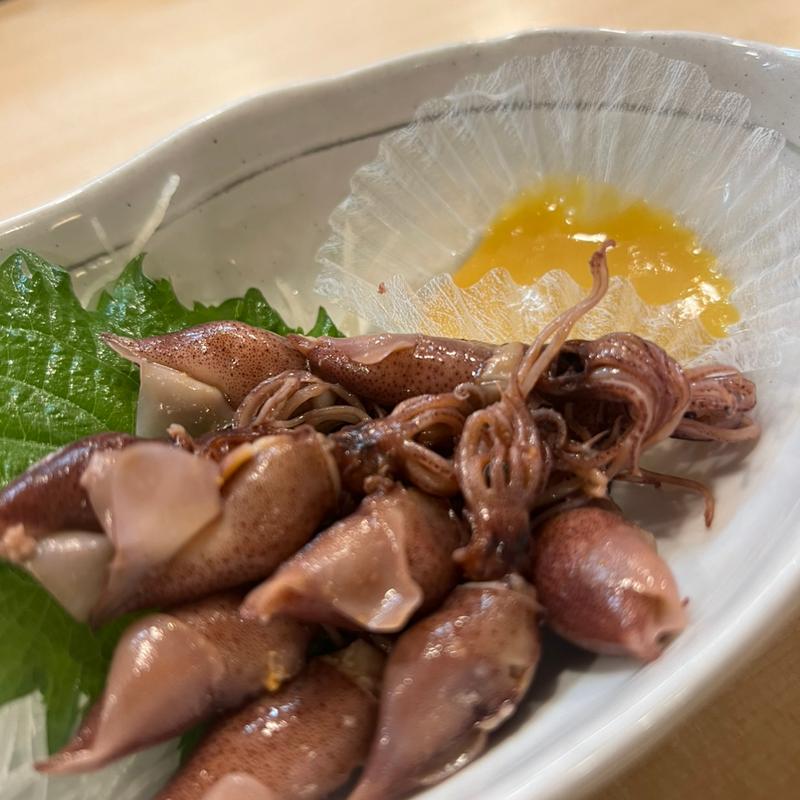 ほたるいかの酢味噌和え(や台ずし白子駅前町)