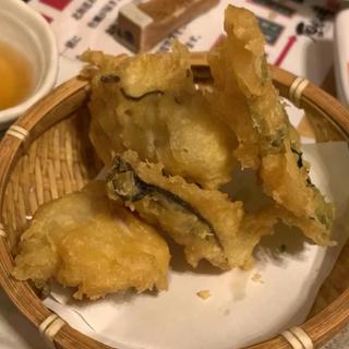牡蠣の天ぷら(厚岸水産 かき小屋 池下店)