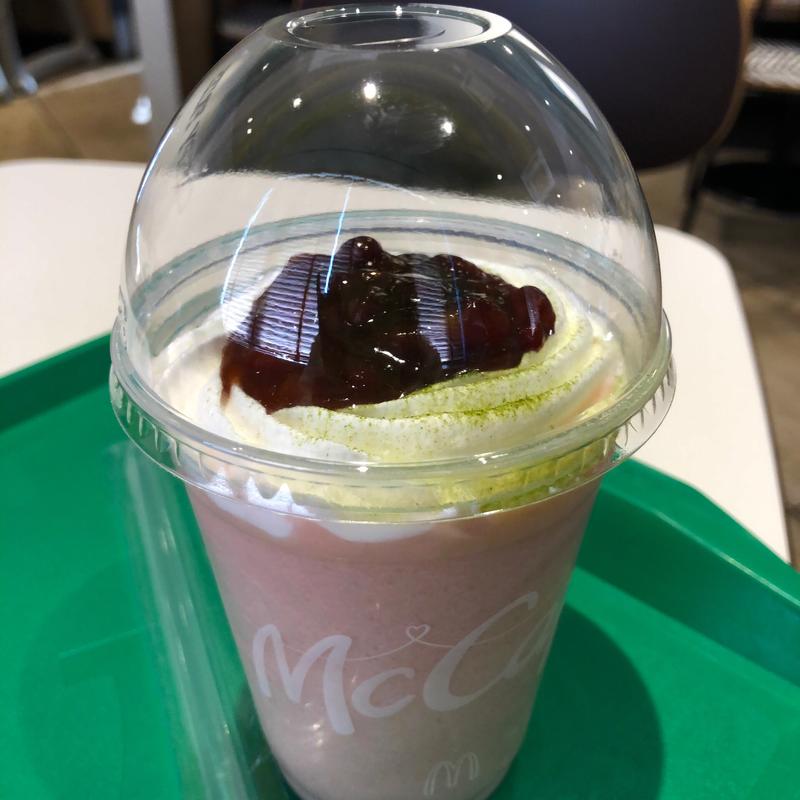 あずきみるくフラッペ(マクドナルド 足立六町店)