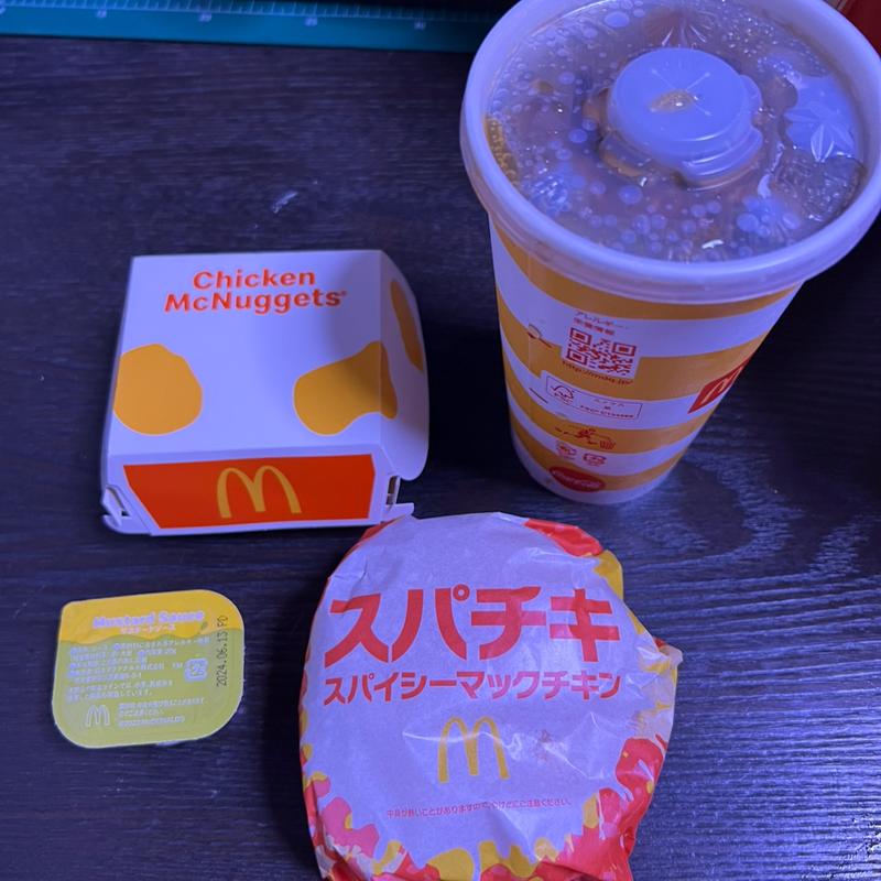 スパチキセット　ナゲット　コーラL(マクドナルド エキア谷塚店)