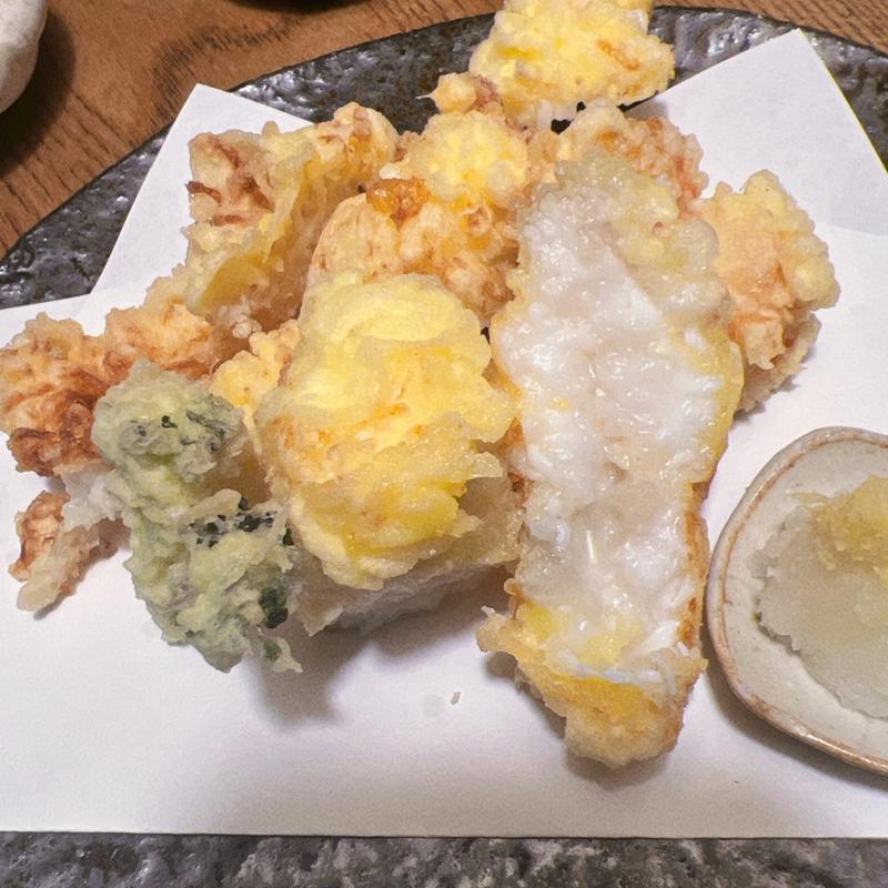 たらばがにの天ぷら(九つ井 横浜店)