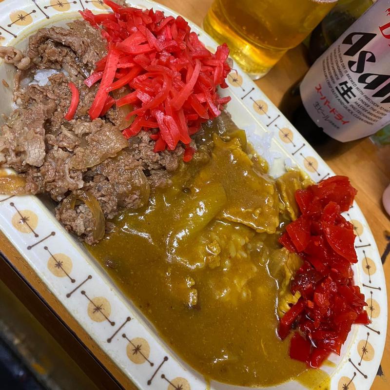 牛カレー 辛口(牛八 大井町本店)