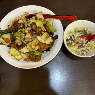回鍋肉  ギョーザ(中華料理 食べ福)