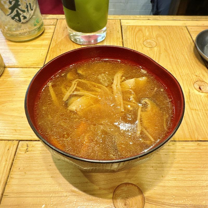 豚汁(大衆酒場 チャン栓チャン)